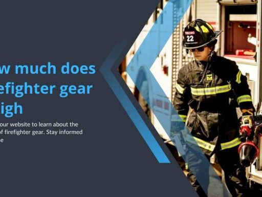 How Much Does Firefighter Gear Weigh