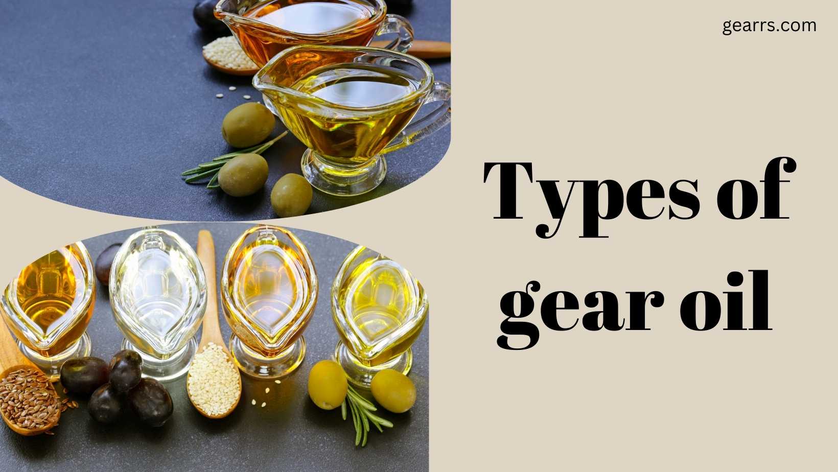 Types of gear oil