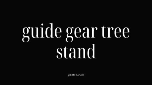 guide gear tree stand