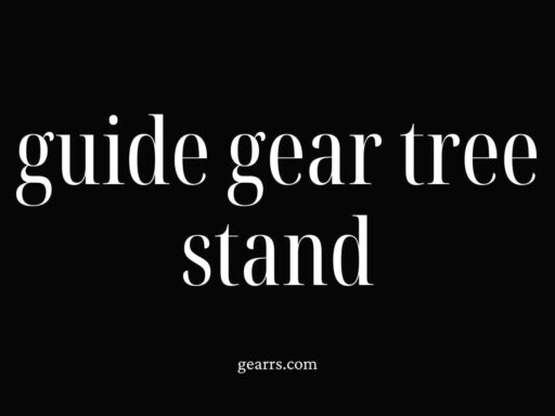 guide gear tree stand